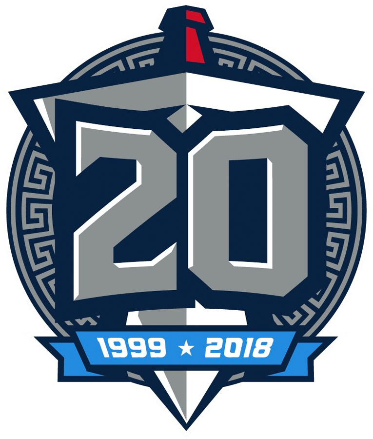 Tennessee Titans 2018 Anniversary Logo iron on transfers for T-shirts